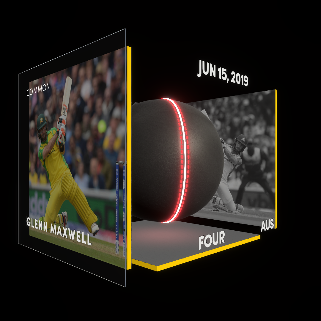 Digital Collectible For Glenn Maxwell’s Four At The 2019 ICC Men’s Cricket World Cup