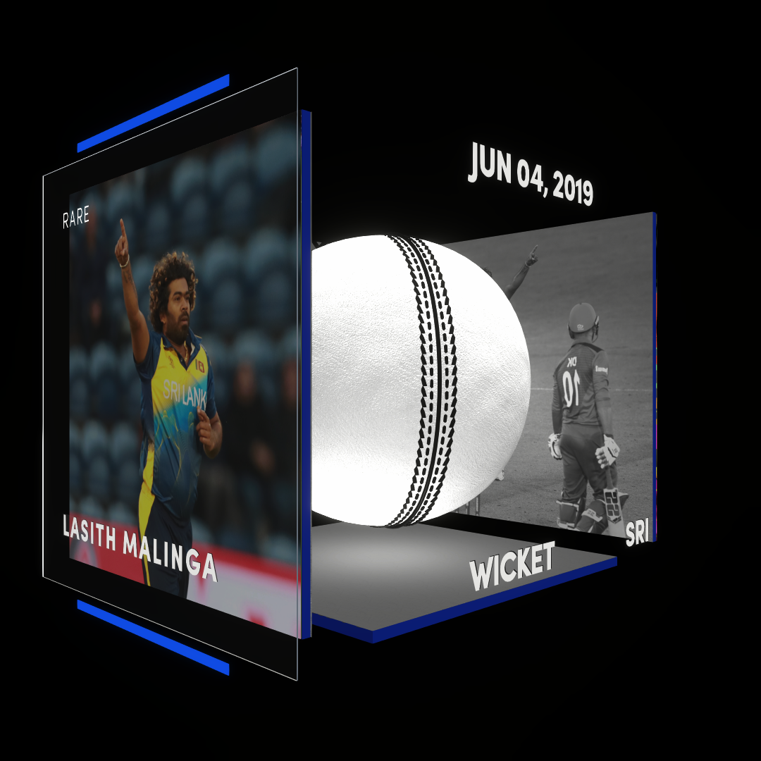 NFT For Lasith Malinga's Wicket At The 2019 ICC Men's CWC